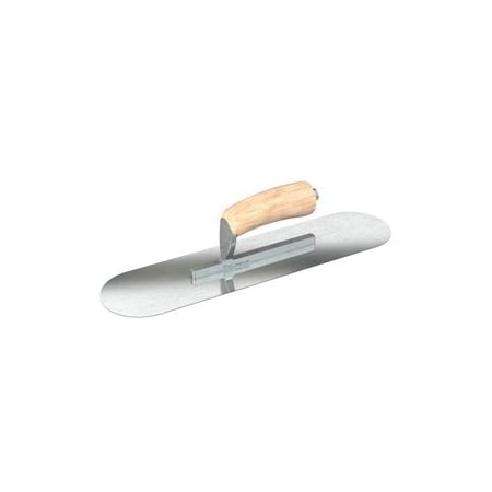 Steel City Trowels By Bon Bon 66-275 Pool Trowel, Razor Stainless, 10 X 3, Wood 66-275